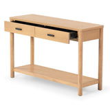 Safavieh Jaylessa Wood 2 Drawer Console Table Natural SFV2184A