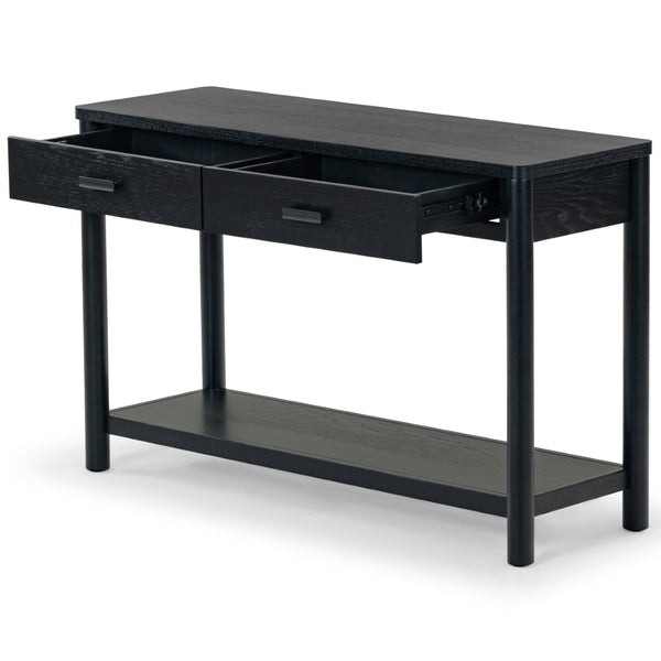 Safavieh Jaylessa Wood 2 Drawer Console Table Black SFV2184B