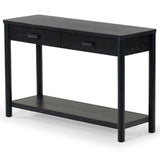 Safavieh Jaylessa Wood 2 Drawer Console Table Black SFV2184B