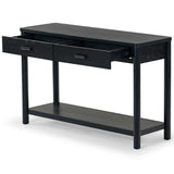 Safavieh Jaylessa Wood 2 Drawer Console Table Black SFV2184B