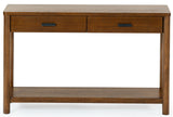 Safavieh Jaylessa Wood 2 Drawer Console Table Medium Oak SFV2184C