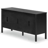 Safavieh Jaylessa Wood 3 Door Sideboard Black SFV2185B