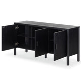 Safavieh Jaylessa Wood 3 Door Sideboard Black SFV2185B