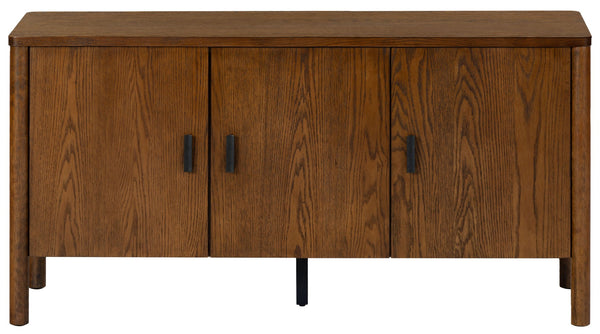 Safavieh JAYLESSA Wood 3 Door Sideboard - Contemporary Storage Solution for Modern Living & Dining Spaces Medium Oak SFV2185C