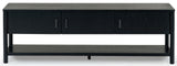 Safavieh Jaylessa Wood 3 Door Tv Stand Black SFV2186B