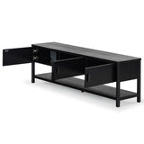 Safavieh Jaylessa Wood 3 Door Tv Stand Black SFV2186B