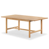 Safavieh Jaylessa Wood Extendable Dining Table Natural SFV2187A