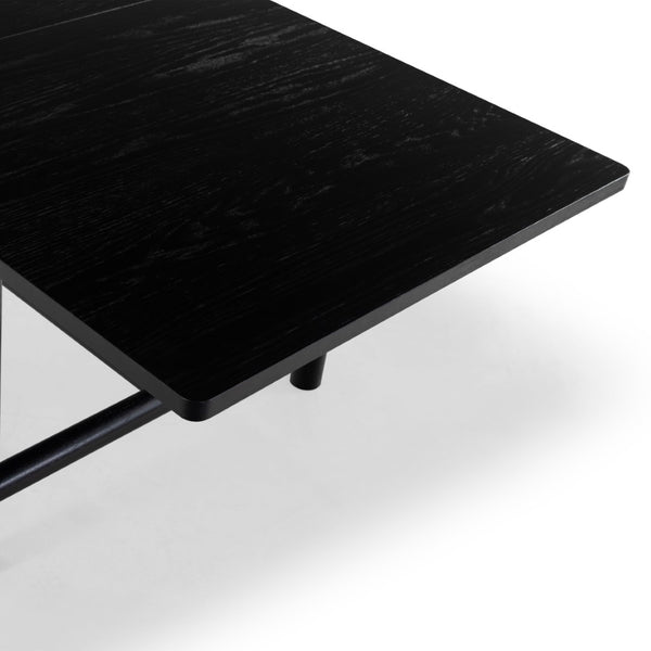Safavieh Jaylessa Wood Extendable Dining Table Black SFV2187B