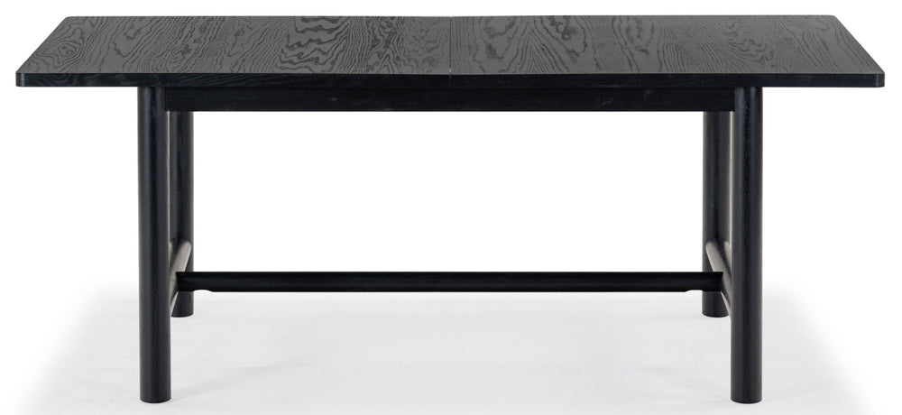 Safavieh JAYLESSA Wood Extendable Dining Table - Elegant Design, Durable Construction, Perfect for Gatherings Black SFV2187B