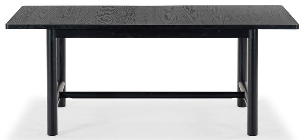 Safavieh Jaylessa Wood Extendable Dining Table Black SFV2187B
