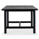 Safavieh Jaylessa Wood Extendable Dining Table Black SFV2187B