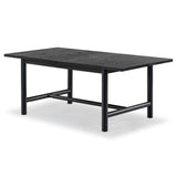 Safavieh Jaylessa Wood Extendable Dining Table Black SFV2187B