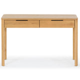 Safavieh Gabrietta 2 Drawer Wood Desk Natural / Black SFV2188A