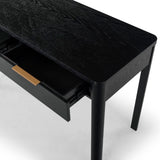 Safavieh Gabrietta 2 Drawer Wood Desk Black / Gold SFV2188B