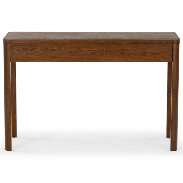 Safavieh Gabrietta 2 Drawer Wood Desk Medium Oak / Black SFV2188C