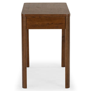 Safavieh Gabrietta 2 Drawer Wood Desk Medium Oak / Black SFV2188C