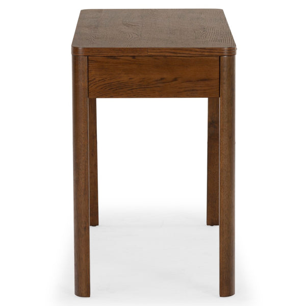 Safavieh Gabrietta 2 Drawer Wood Desk Medium Oak / Black SFV2188C