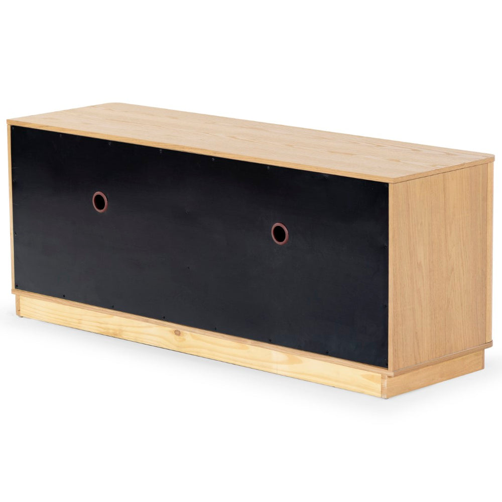 Safavieh Gabrietta 2 Drawer Wood Tv Stand Natural / Black SFV2189A