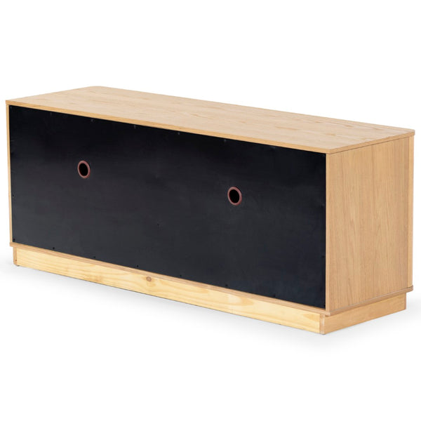 Safavieh Gabrietta 2 Drawer Wood Tv Stand Natural / Black SFV2189A