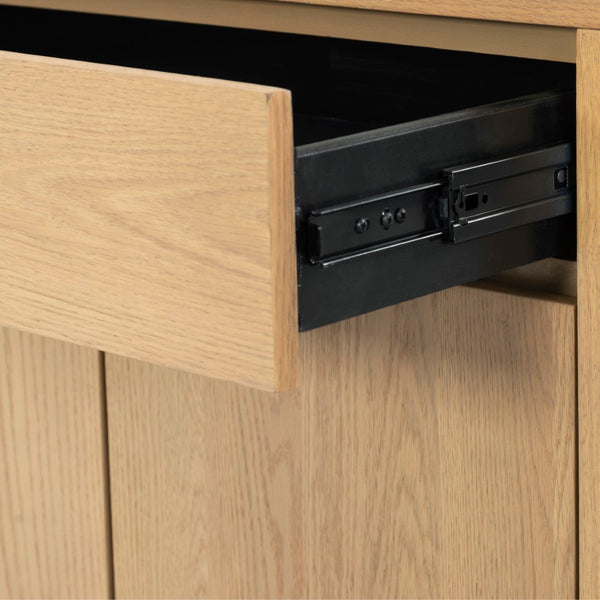 Safavieh Gabrietta 2 Drawer Wood Tv Stand Natural / Black SFV2189A