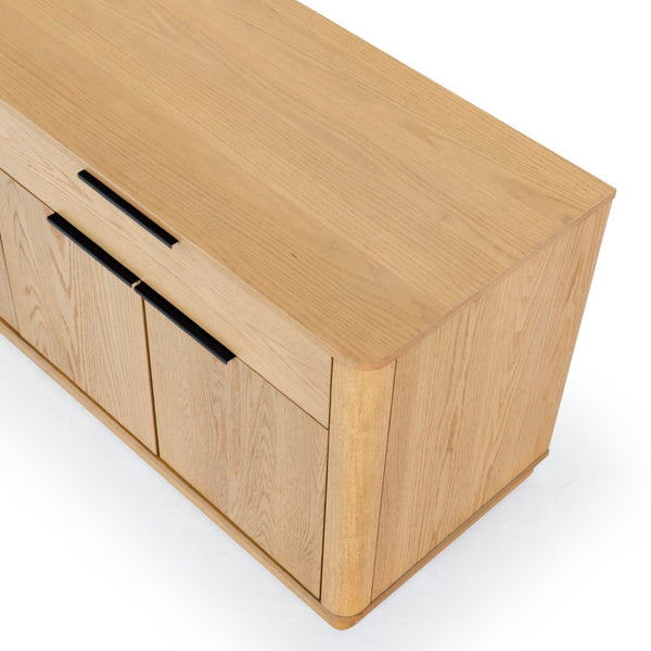 Safavieh Gabrietta 2 Drawer Wood Tv Stand Natural / Black SFV2189A