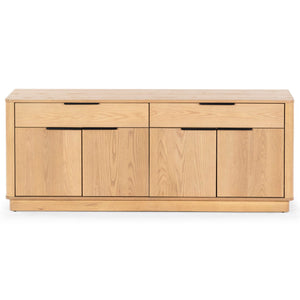 Safavieh Gabrietta 2 Drawer Wood Tv Stand Natural / Black SFV2189A