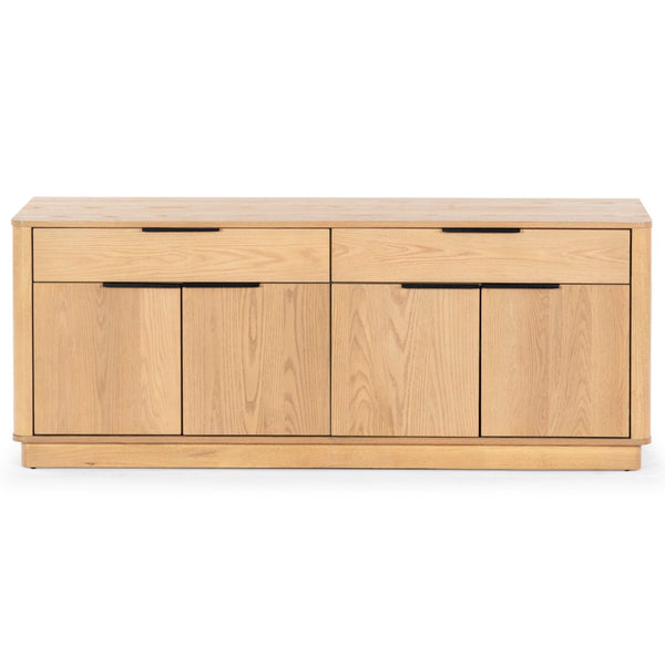 Safavieh Gabrietta 2 Drawer Wood Tv Stand Natural / Black SFV2189A