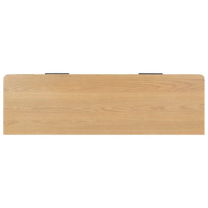 Safavieh Gabrietta 2 Drawer Wood Tv Stand Natural / Black SFV2189A