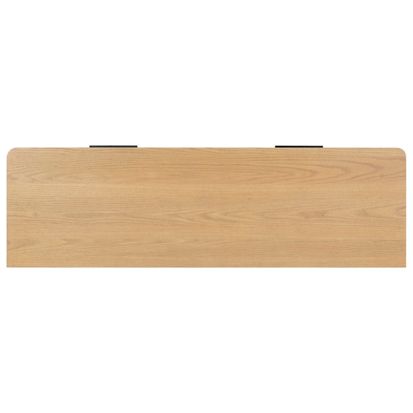 Safavieh Gabrietta 2 Drawer Wood Tv Stand Natural / Black SFV2189A