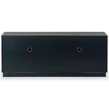 Safavieh Gabrietta 2 Drawer Wood Tv Stand Black / Gold SFV2189B