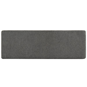 Safavieh Theabella Linen And Metal Bench - Contemporary Style With Striking Aesthetic For Any Decor Black ,Dark Grey Metal ,Manufactured Wood ,Fabric ,Foam Sfv2190a