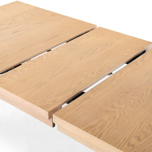 Safavieh Desmond Extendable Wood Dining Table - Elegant Oak Craftsmanship For Memorable Gatherings Natural Wood Sfv2194a