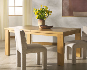 Safavieh Desmond Extendable Wood Dining Table - Elegant Oak Craftsmanship For Memorable Gatherings Natural Wood Sfv2194a