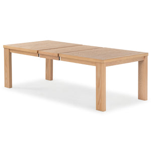 Safavieh Desmond Extendable Wood Dining Table - Elegant Oak Craftsmanship For Memorable Gatherings Natural Wood Sfv2194a