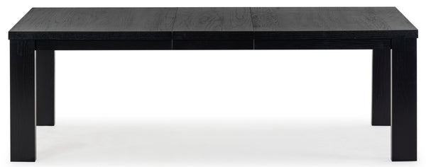 Safavieh Desmond Extendable Wood Dining Table - Elegant Oak Craftsmanship For Memorable Gatherings Black Wood Sfv2194b