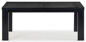 Safavieh Desmond Extendable Wood Dining Table - Elegant Oak Craftsmanship For Memorable Gatherings Black Wood Sfv2194b