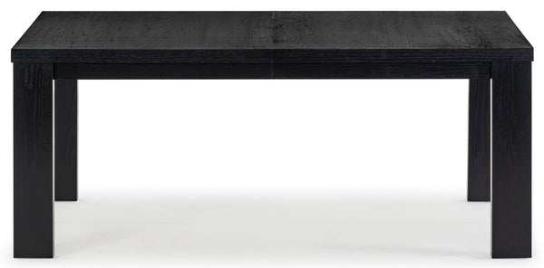 Safavieh Desmond Extendable Wood Dining Table - Elegant Oak Craftsmanship For Memorable Gatherings Black Wood Sfv2194b