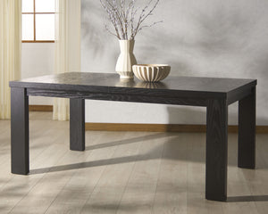 Safavieh Desmond Extendable Wood Dining Table - Elegant Oak Craftsmanship For Memorable Gatherings Black Wood Sfv2194b