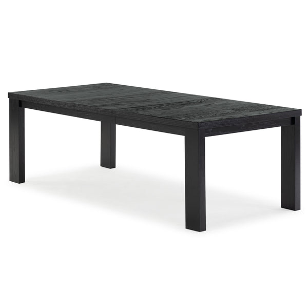 Safavieh Desmond Extendable Wood Dining Table - Elegant Oak Craftsmanship For Memorable Gatherings Black Wood Sfv2194b