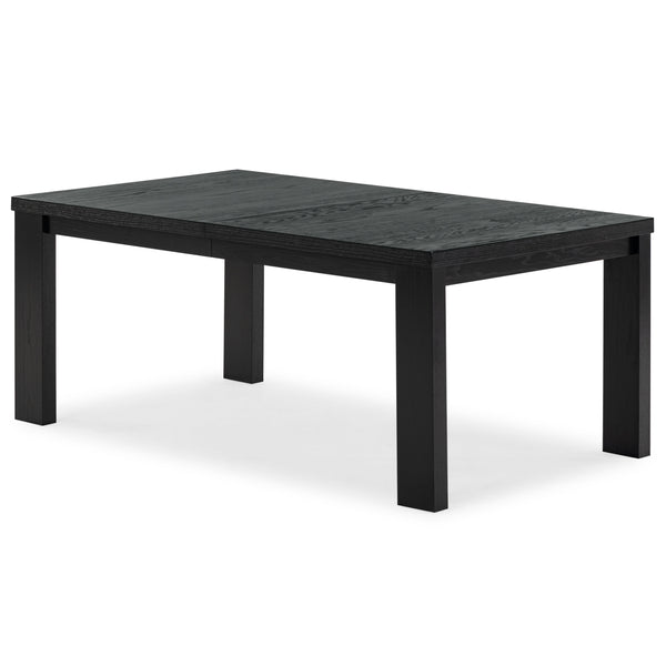 Safavieh Desmond Extendable Wood Dining Table - Elegant Oak Craftsmanship For Memorable Gatherings Black Wood Sfv2194b