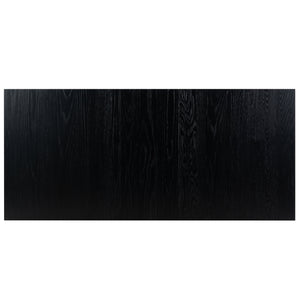 Safavieh Desmond Extendable Wood Dining Table - Elegant Oak Craftsmanship For Memorable Gatherings Black Wood Sfv2194b