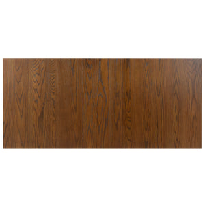 Safavieh Desmond Extendable Wood Dining Table - Elegant Oak Craftsmanship For Memorable Gatherings Medium Oak Wood Sfv2194c