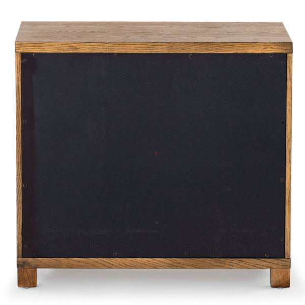 Safavieh Tobiette 2 Drawer Wood Nightstand - Elegant Storage Solution For Bedroom Decor And Style Upgrade Medium Oak Wood Sfv2195c