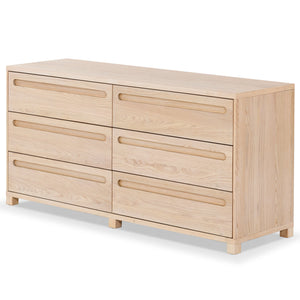 Safavieh Tobiette 6 Drawer Wood Dresser - Elegant Storage Solution To Enhance Your Bedroom's Aesthetic Appeal Oak Wood Sfv2196a