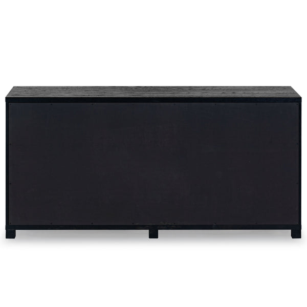 Safavieh Tobiette 6 Drawer Wood Dresser - Elegant Storage Solution To Enhance Your Bedroom's Aesthetic Appeal Black Wood Sfv2196b