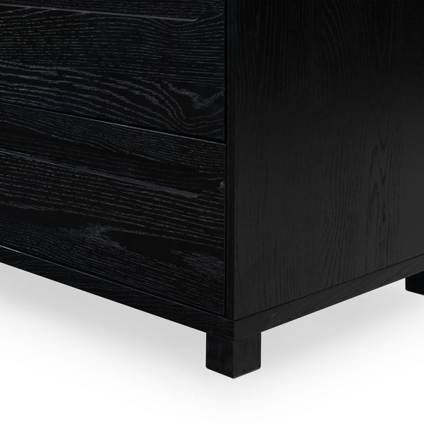 Safavieh Tobiette 6 Drawer Wood Dresser - Elegant Storage Solution To Enhance Your Bedroom's Aesthetic Appeal Black Wood Sfv2196b
