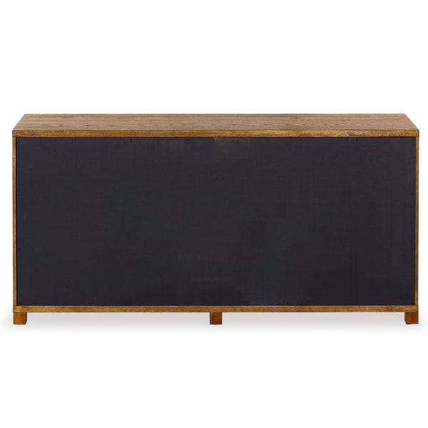 Safavieh Tobiette 6 Drawer Wood Dresser - Elegant Storage Solution To Enhance Your Bedroom's Aesthetic Appeal Medium Oak Wood Sfv2196c