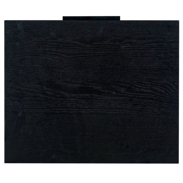 Safavieh TITUS 2 Drawer Stacked Nightstand - A Perfect Blend of Rustic Charm and Modern Elegance for Storage Black SFV2197B