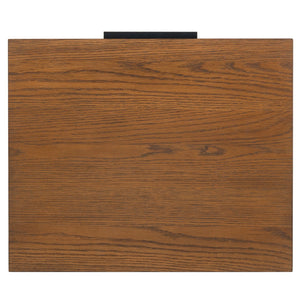 Safavieh TITUS 2 Drawer Stacked Nightstand - A Perfect Blend of Rustic Charm and Modern Elegance for Storage Medium Oak SFV2197C