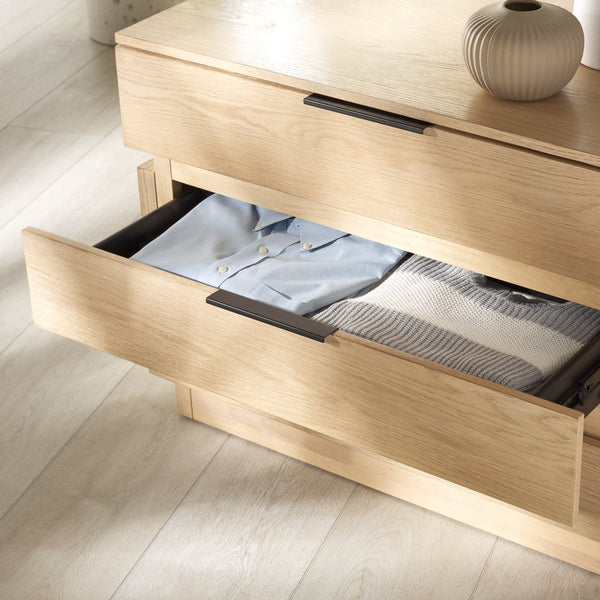 Safavieh Titus 3 Drawer Stacked Chest - Rustic Style, Durable Storage Solution With Iron Accents For Home Elegance Oak Wood ,Metal Sfv2198a